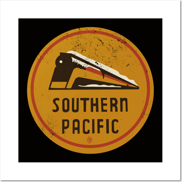 Vintage Southern Pacific Railroad Ashtray Wall Art by StudioPM71